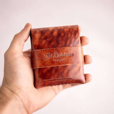Shell Cordovan Big Finn (classic) - Lost Dutchman Leather handmade leather wallets