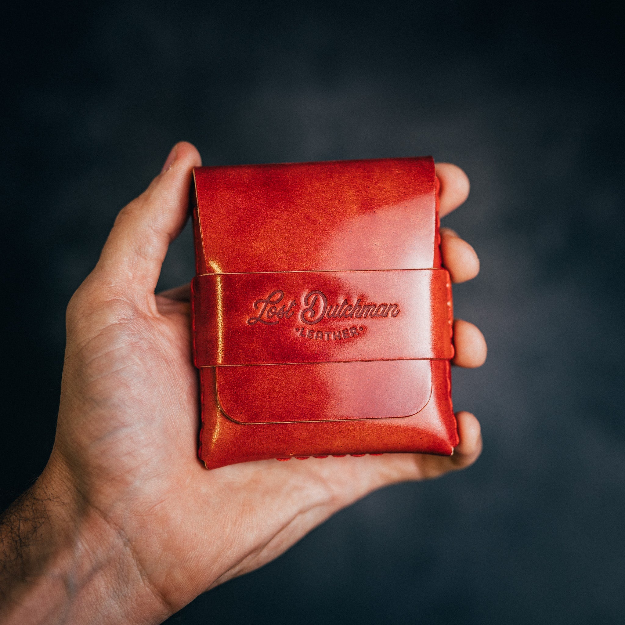 Shell Cordovan Big Finn (classic) - Lost Dutchman Leather handmade leather wallets