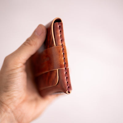 Shell Cordovan Big Finn (classic) - Lost Dutchman Leather handmade leather wallets