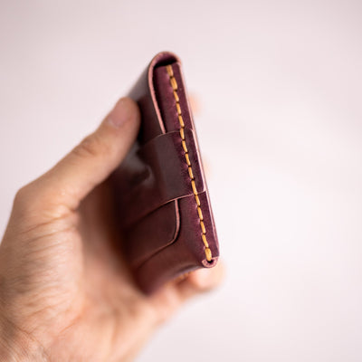 Shell Cordovan Big Finn (classic) - Lost Dutchman Leather handmade leather wallets