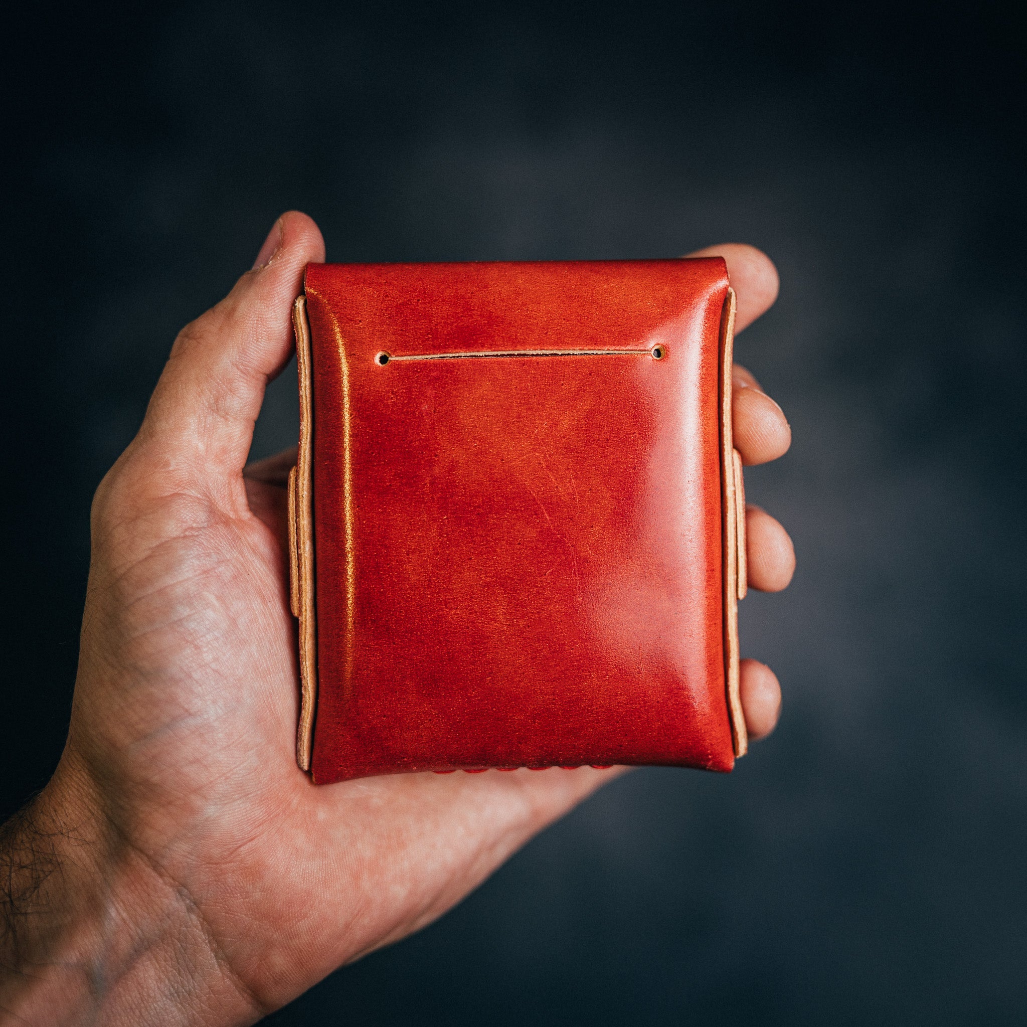 Shell Cordovan Big Finn (classic) - Lost Dutchman Leather handmade leather wallets