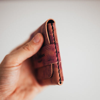 Shell Cordovan Big Finn - Lost Dutchman Leather handmade leather wallets