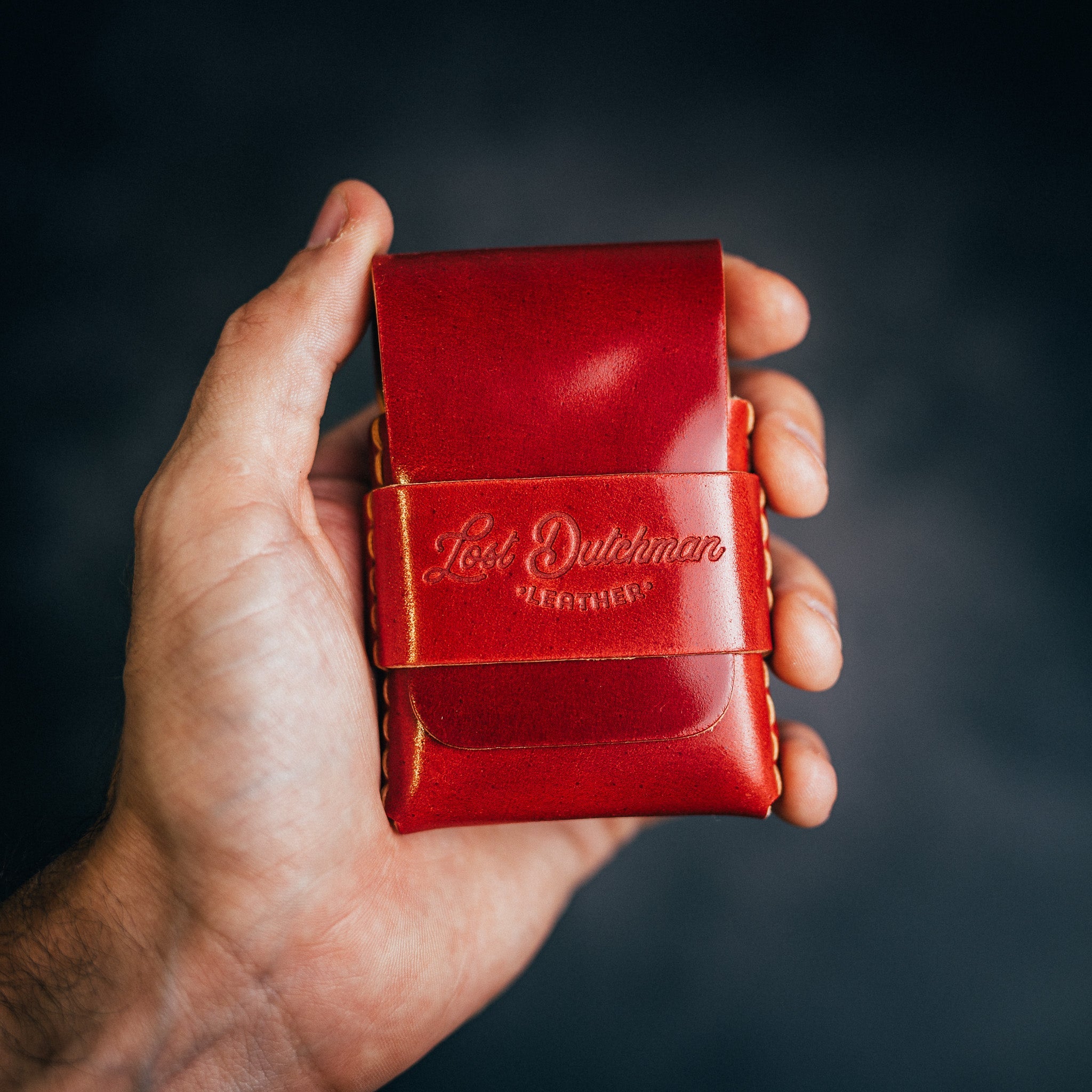 Shell Cordovan Finnigan - Lost Dutchman Leather handmade leather wallets