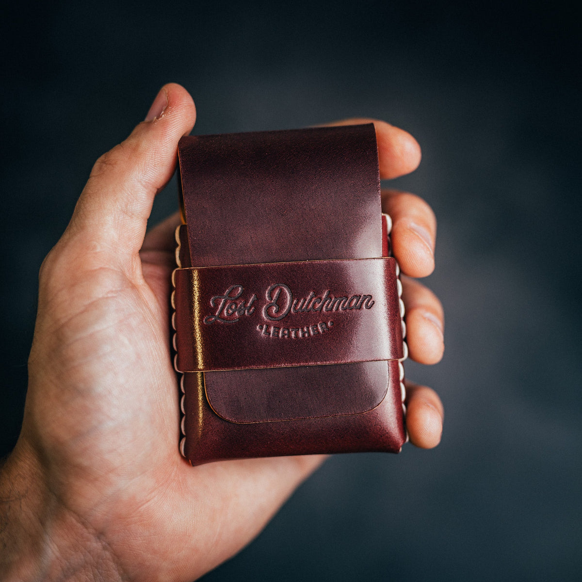 Shell Cordovan Finnigan - Lost Dutchman Leather handmade leather wallets