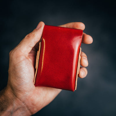 Shell Cordovan Finnigan - Lost Dutchman Leather handmade leather wallets