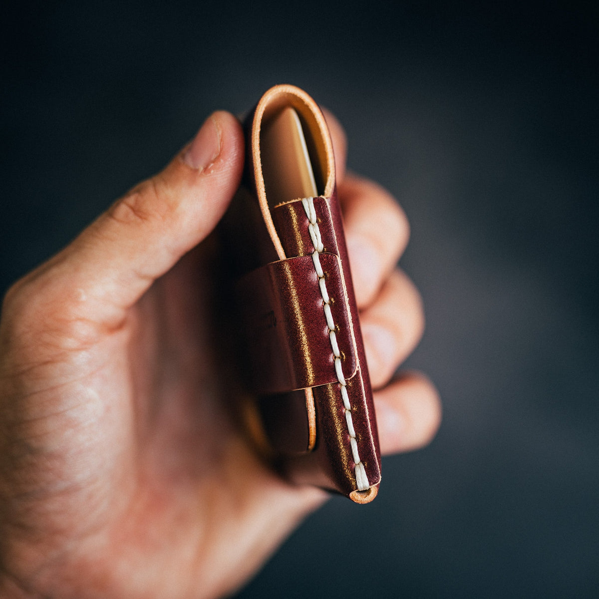 Shell Cordovan Finnigan - Lost Dutchman Leather handmade leather wallets