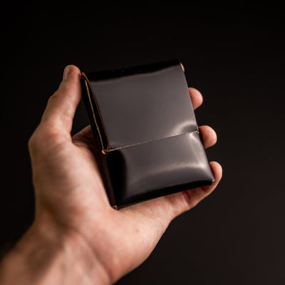 Shell Cordovan Franklin 2 - Lost Dutchman Leather handmade leather wallets
