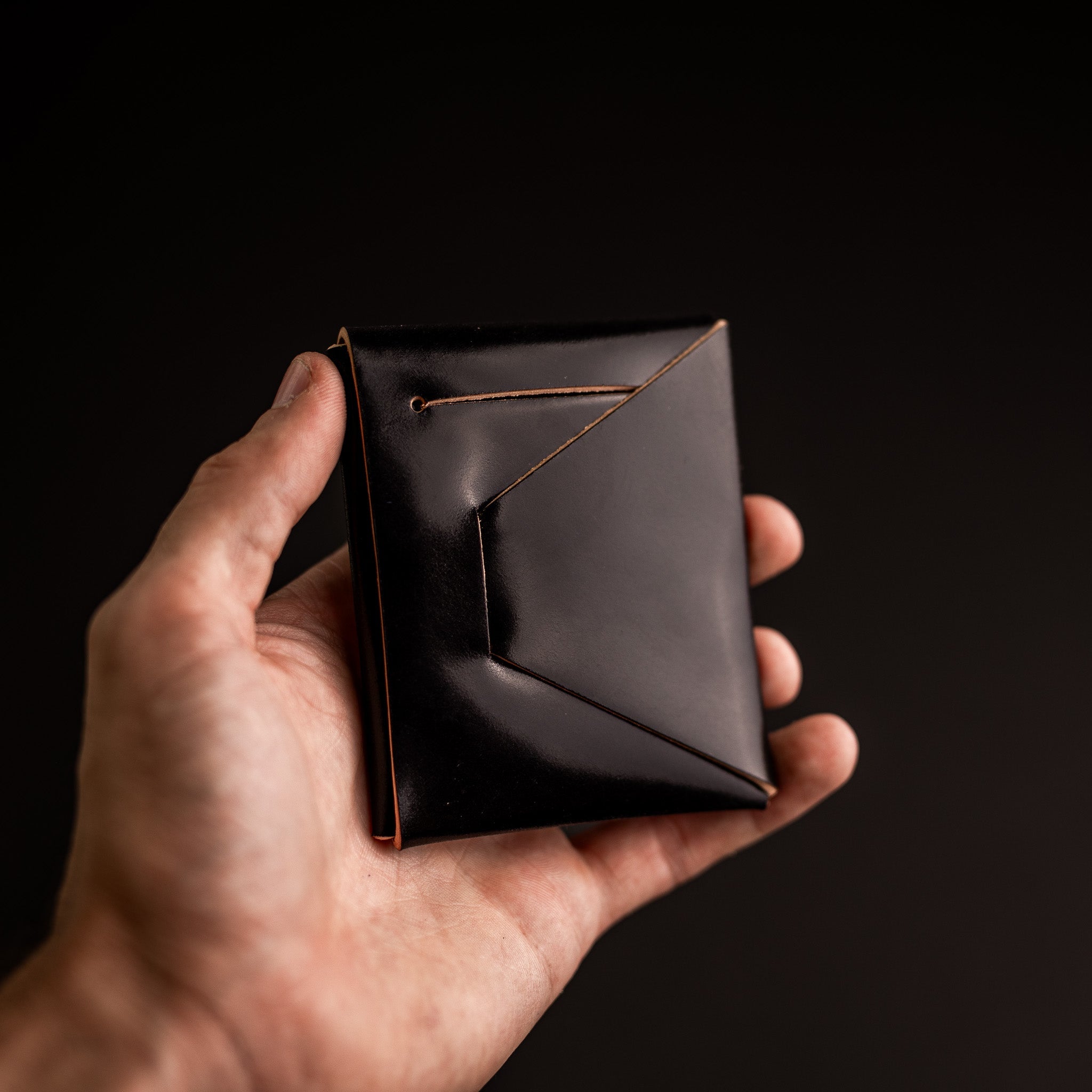 Shell Cordovan Franklin 2 - Lost Dutchman Leather handmade leather wallets