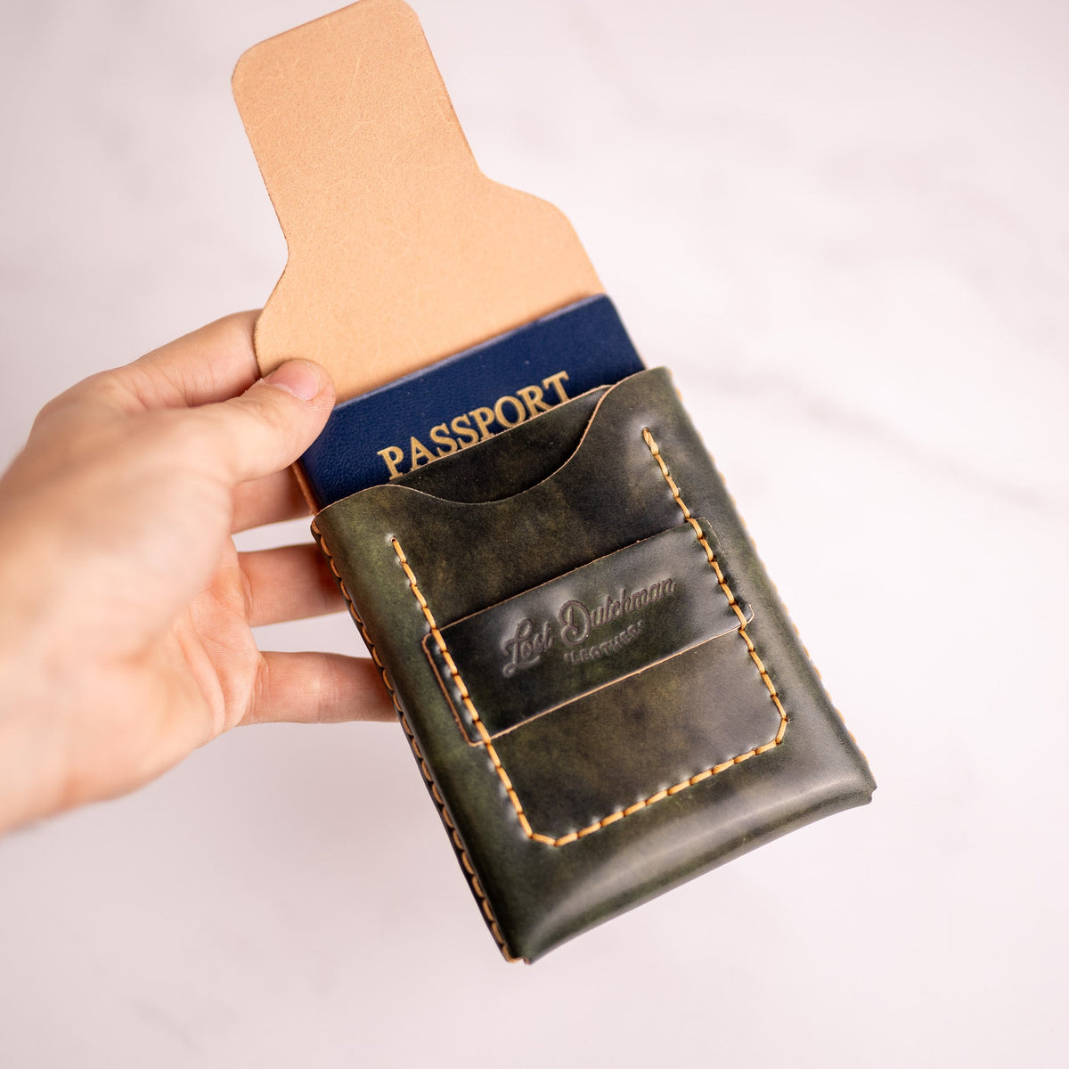 Shell Cordovan Huckleberry (Standard) - Lost Dutchman Leather handmade leather wallets