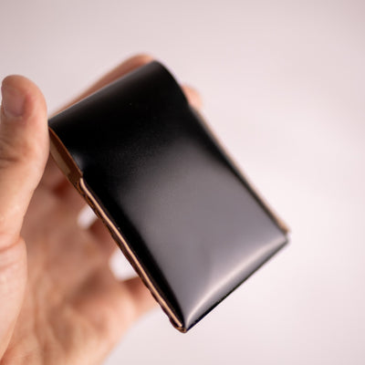 Shell Cordovan Thin Finn - Lost Dutchman Leather handmade leather wallets