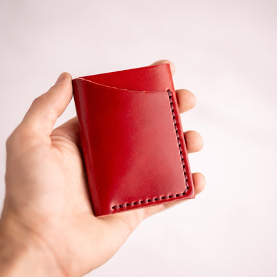 Shell Cordovan Tucker - Lost Dutchman Leather handmade leather wallets