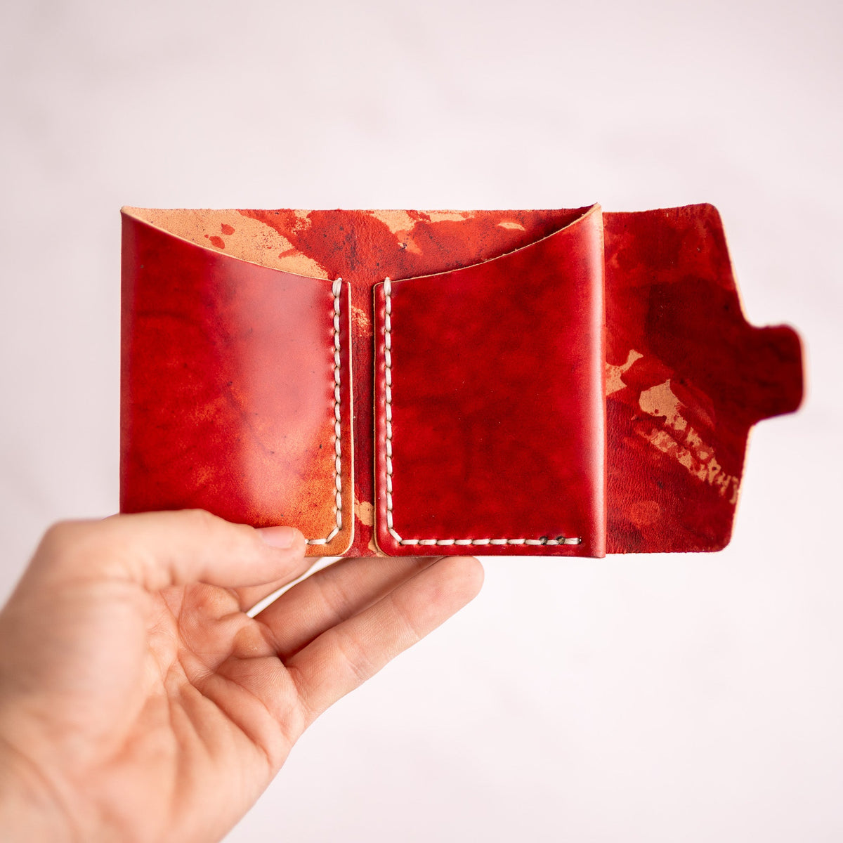 Shell Cordovan Tucker - Lost Dutchman Leather handmade leather wallets