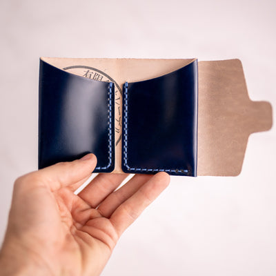 Shell Cordovan Tucker - Lost Dutchman Leather handmade leather wallets
