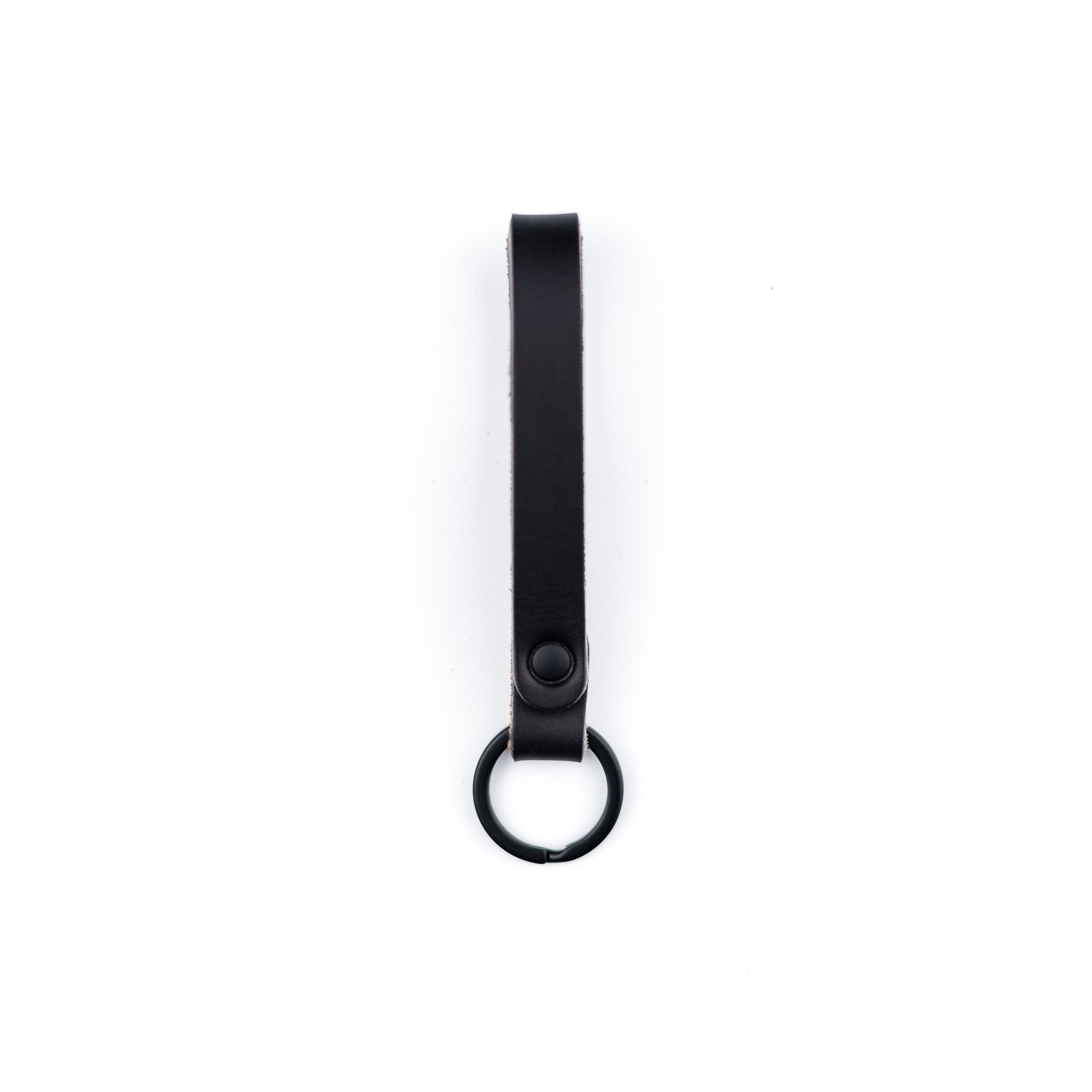 Small Lanyard - Black - Lost Dutchman Leather handmade leather wallets