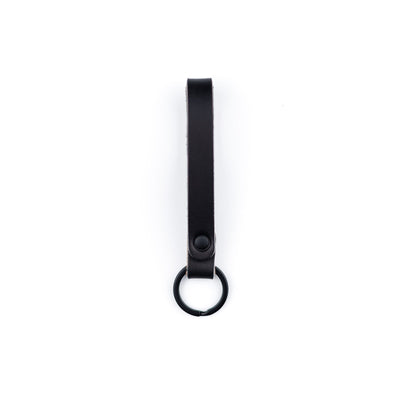 Small Lanyard - Black - Lost Dutchman Leather handmade leather wallets