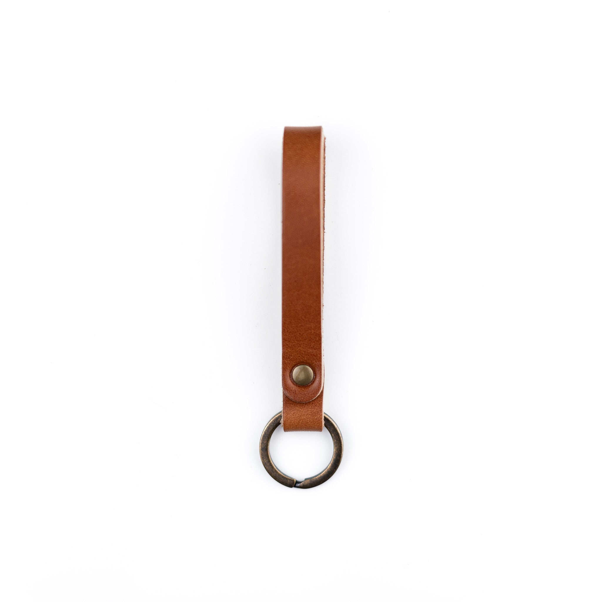 Small Lanyard - Brown - Lost Dutchman Leather handmade leather wallets