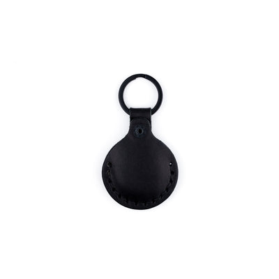 The AirTag Keyring - Black - Lost Dutchman Leather handmade leather wallets