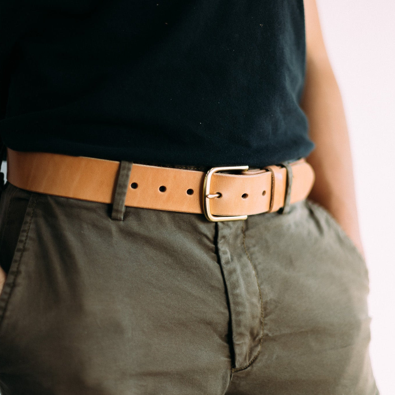 The Belt - Russet - Lost Dutchman Leather handmade leather wallets