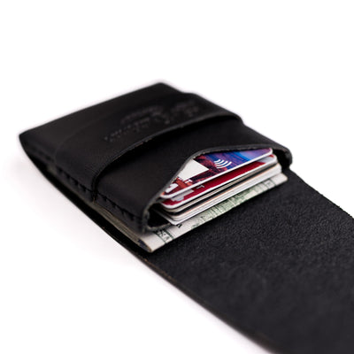 The Big Finn 2 - Black - Lost Dutchman Leather handmade full grain leather wallets