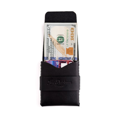 The Big Finn 2 - Black - Lost Dutchman Leather handmade full grain leather wallets