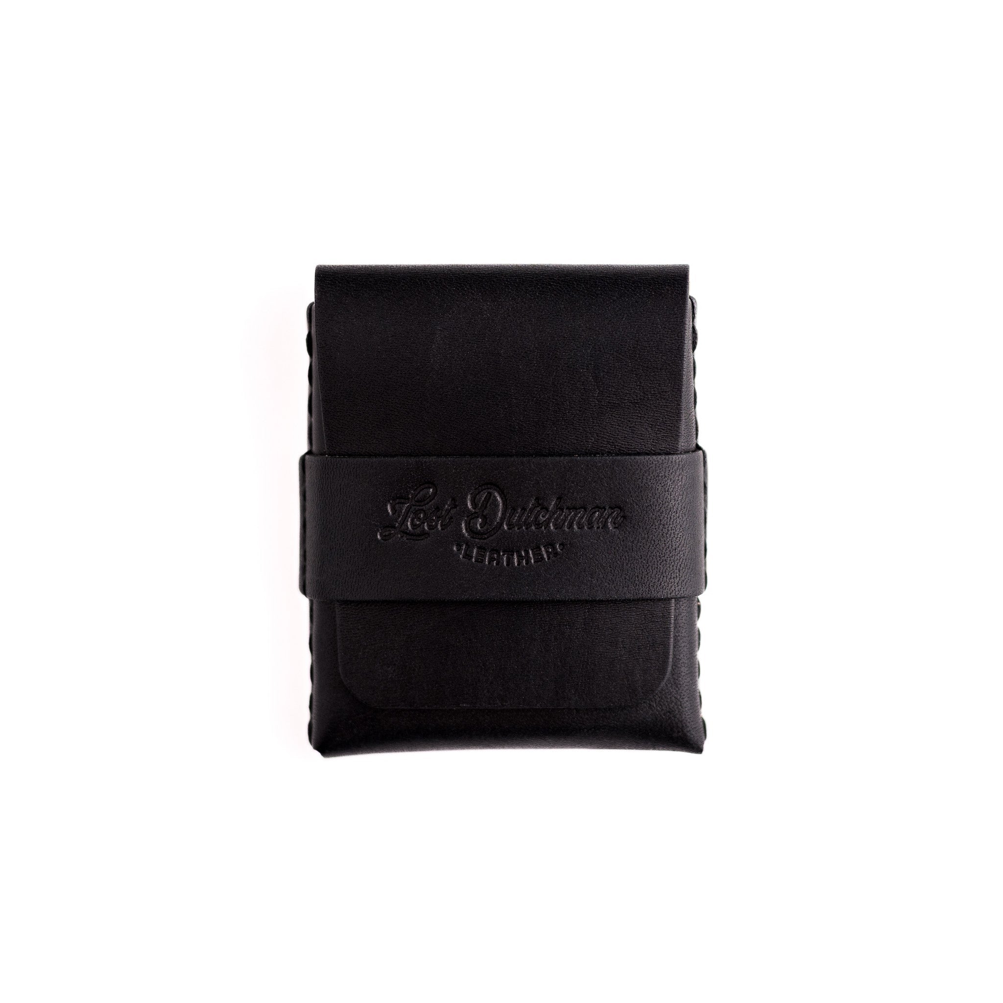 The Big Finn 2 - Black - Lost Dutchman Leather handmade full grain leather wallets