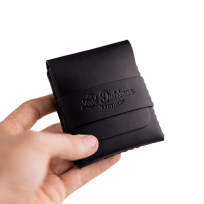 The Big Finn - Black - Lost Dutchman Leather handmade leather wallets