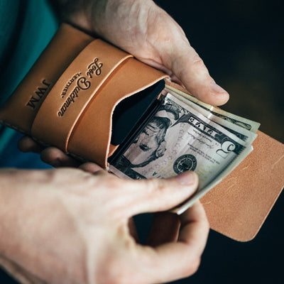 The Big Finn - Russet - Lost Dutchman Leather handmade leather wallets