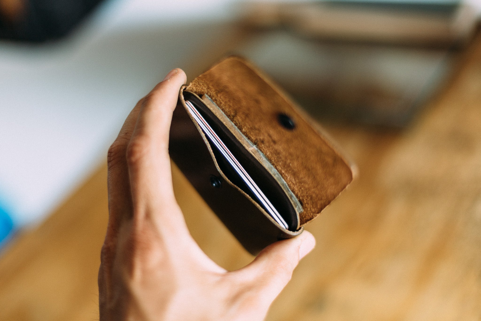 The Big Louie - Lost Dutchman Leather handmade leather wallets
