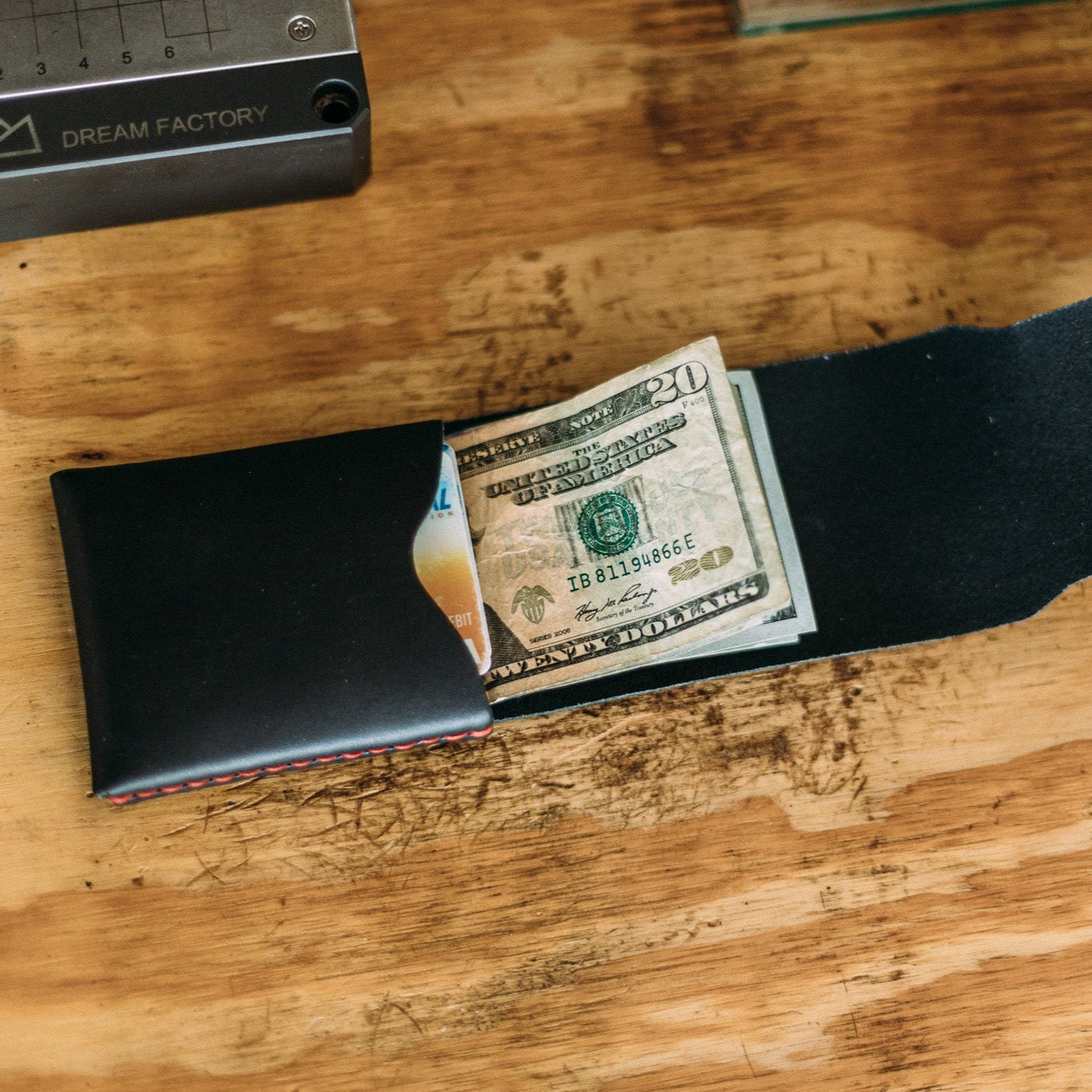 The Cash Finn - Lost Dutchman Leather handmade leather wallets