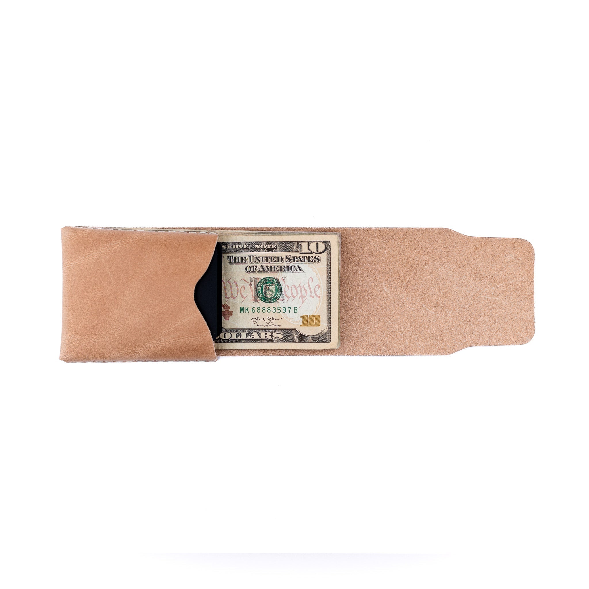 The Cash Finn – Russet - Lost Dutchman Leather handmade leather wallets