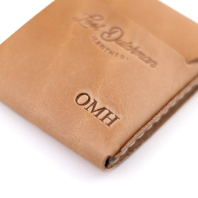 The Cash Finn – Russet - Lost Dutchman Leather handmade leather wallets
