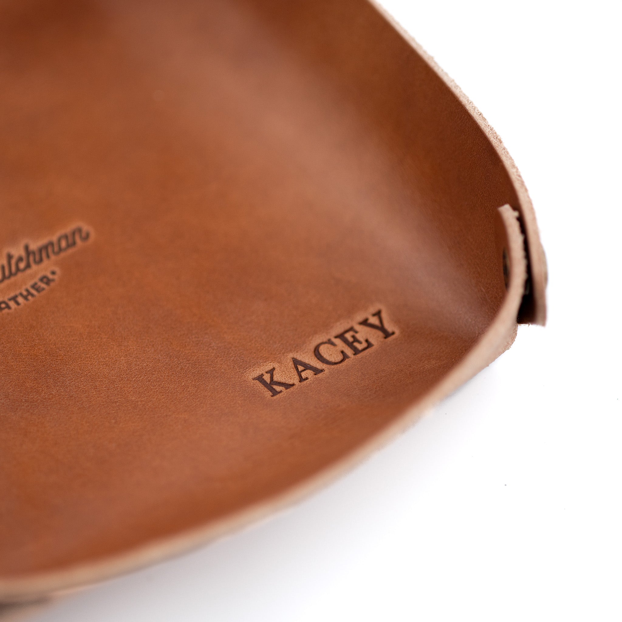 Brown Leather Catch All Tray | Lost Dutchman Leather