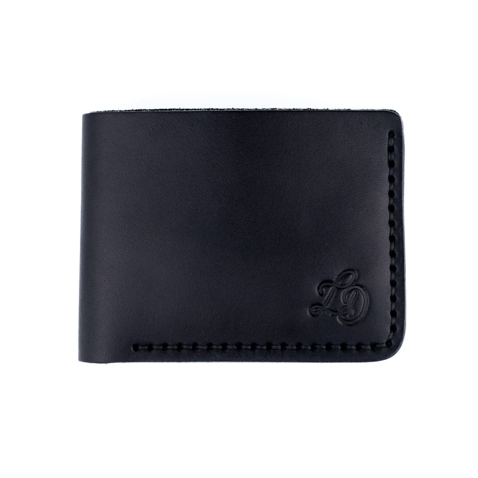 The Dad Wallet - Black - Lost Dutchman Leather handmade leather wallets