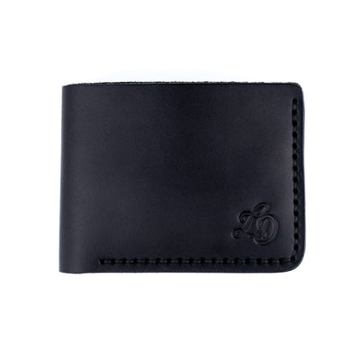 The Dad Wallet - Black - Lost Dutchman Leather handmade leather wallets