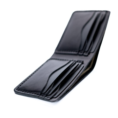 The Dad Wallet - Black - Lost Dutchman Leather handmade leather wallets