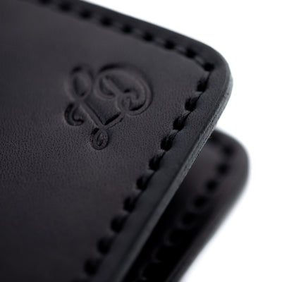 The Dad Wallet - Black - Lost Dutchman Leather handmade leather wallets