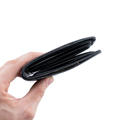 The Dad Wallet - Black - Lost Dutchman Leather handmade leather wallets