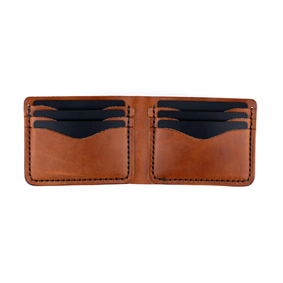 The Dad Wallet - Brown - Lost Dutchman Leather handmade leather wallets