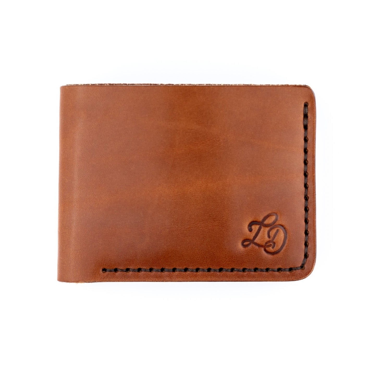 The Dad Wallet - Brown - Lost Dutchman Leather handmade leather wallets