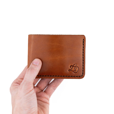 The Dad Wallet - Brown - Lost Dutchman Leather handmade leather wallets