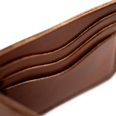 The Dad Wallet - Brown - Lost Dutchman Leather handmade leather wallets