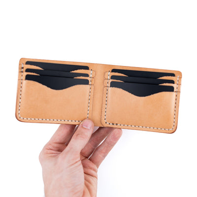 The Dad Wallet - Russet - Lost Dutchman Leather handmade leather wallets