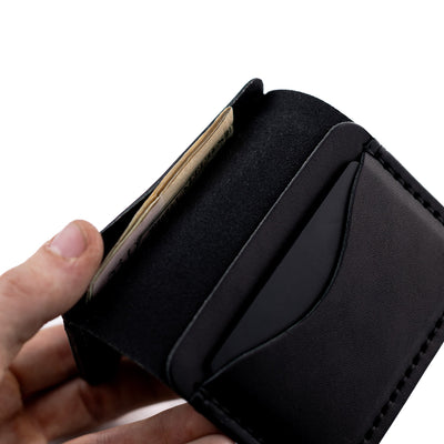 The Dutchman – Black - Lost Dutchman Leather handmade leather wallets