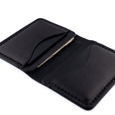 The Dutchman – Black - Lost Dutchman Leather handmade leather wallets