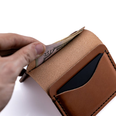 The Dutchman – Brown - Lost Dutchman Leather handmade leather wallets