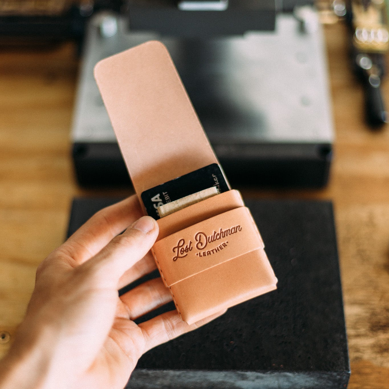 The Finnigan - Lost Dutchman Leather handmade leather wallets
