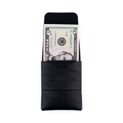 The Franklin – Black - Lost Dutchman Leather handmade leather wallets