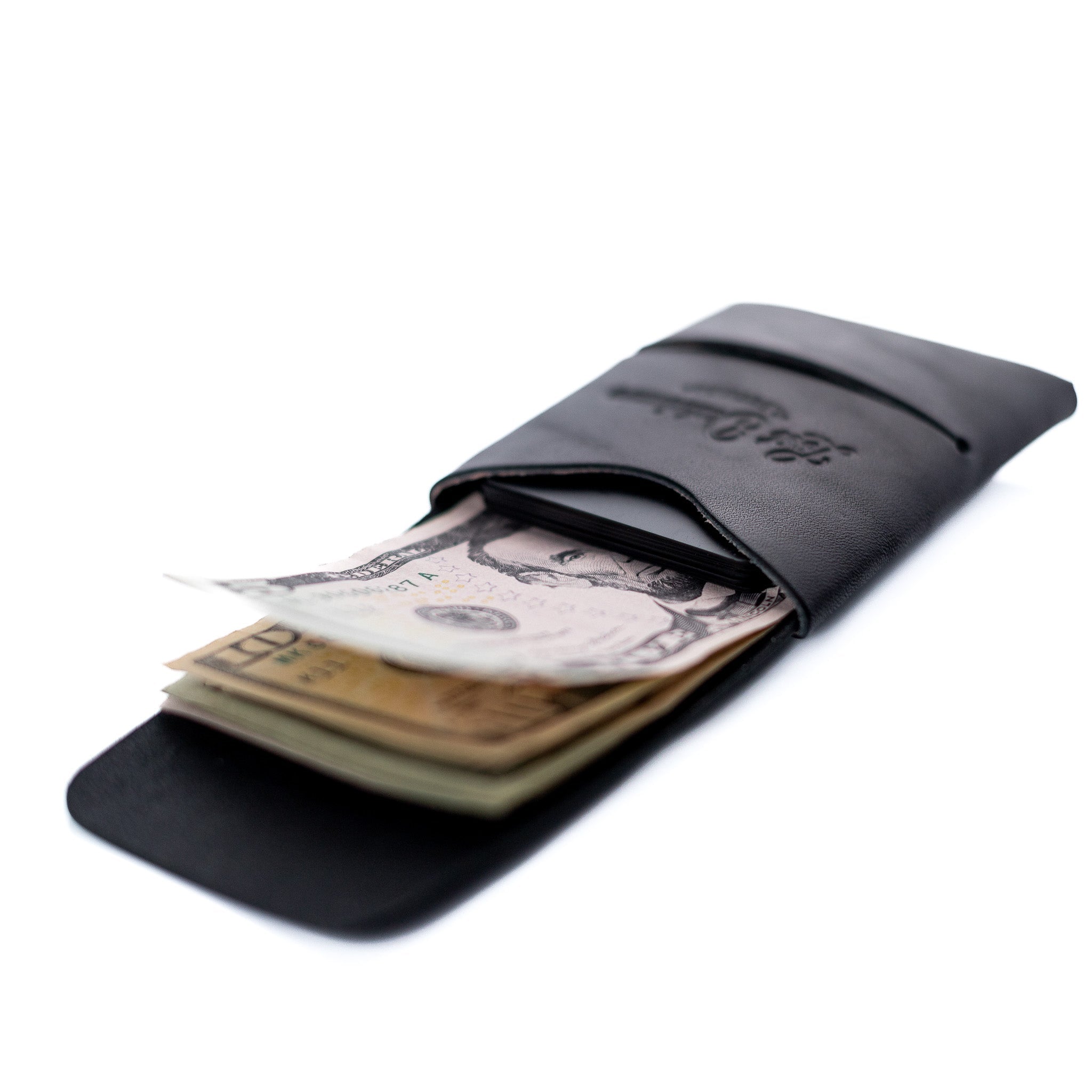 Franklin Black Bifold Wallet | Lost Dutchman Leather