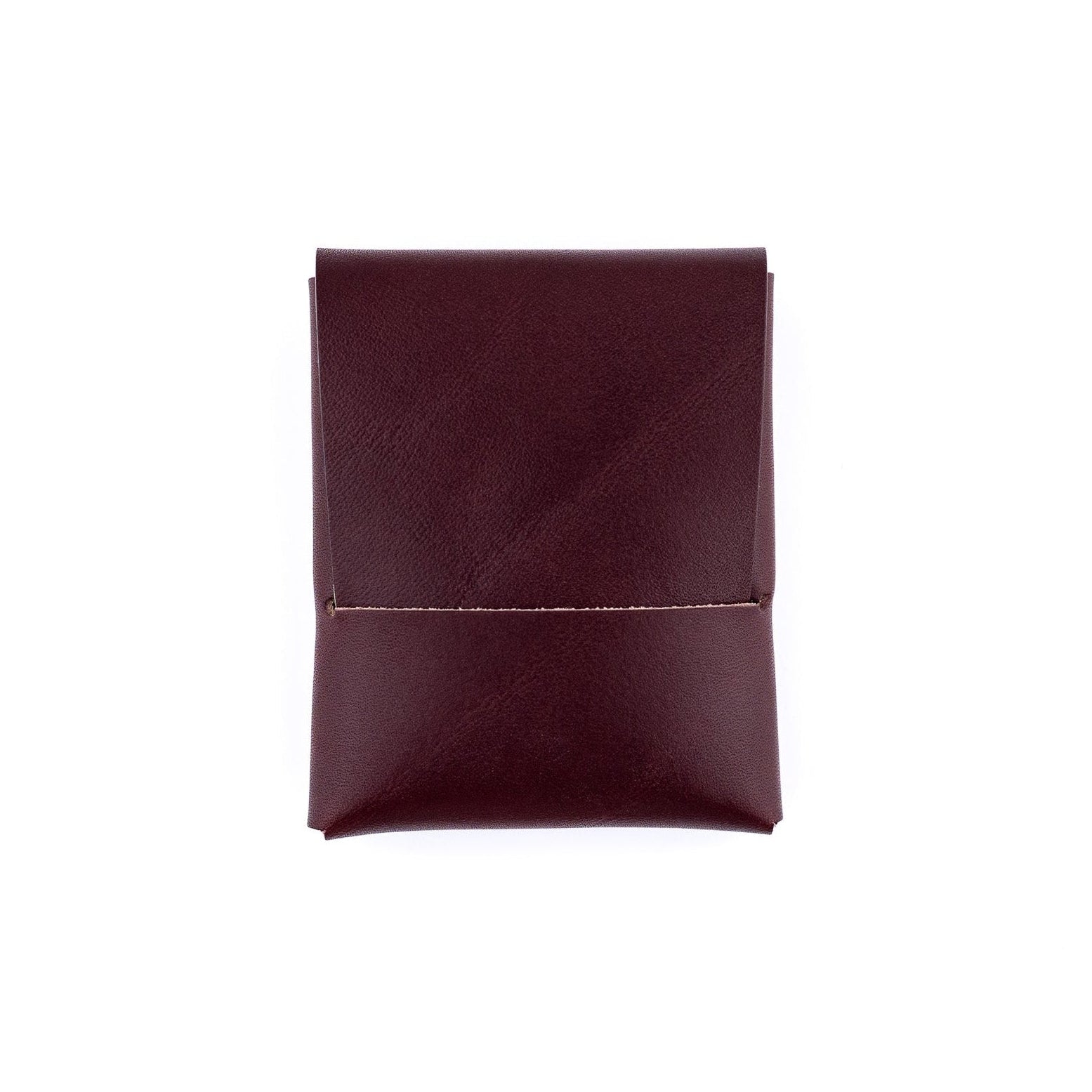 The Franklin – Burgundy - Lost Dutchman Leather handmade leather wallets