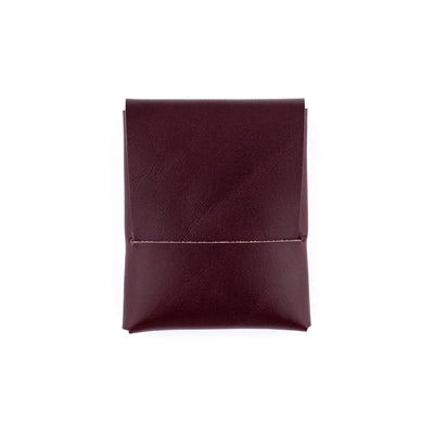 The Franklin – Burgundy - Lost Dutchman Leather handmade leather wallets